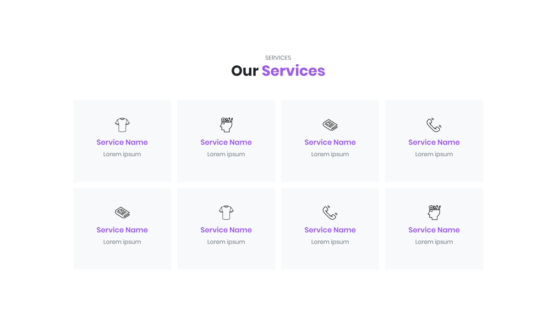 Services Section Bootstrap &#8211;&nbsp;4th